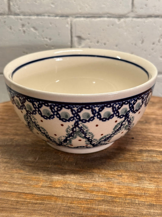 Zaklady Polish Pottery, Traditional Pattern, Bowl, Preowned