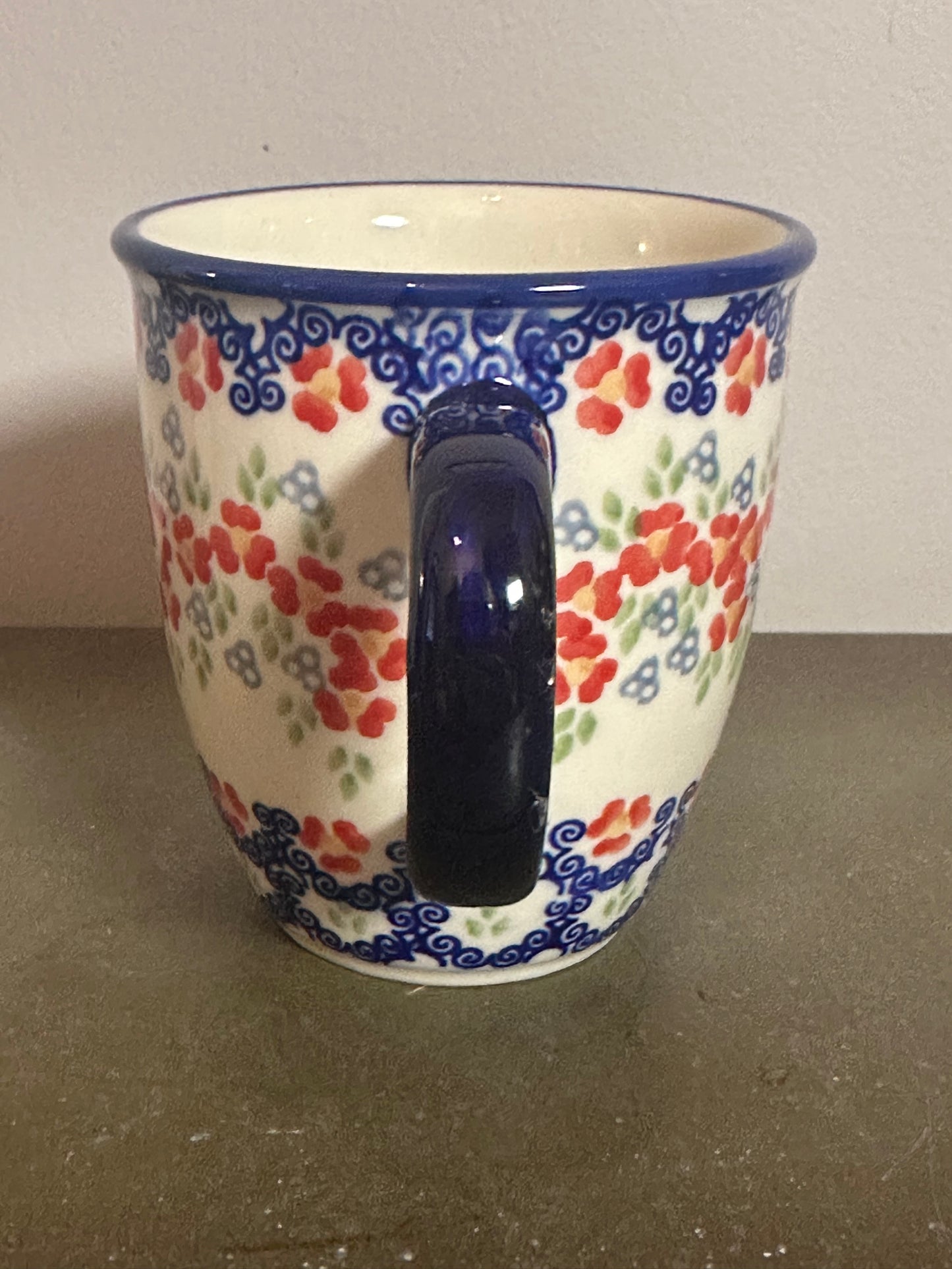 Ceramika Artstyczna, Unikat Red Chains, Mug 10 oz.