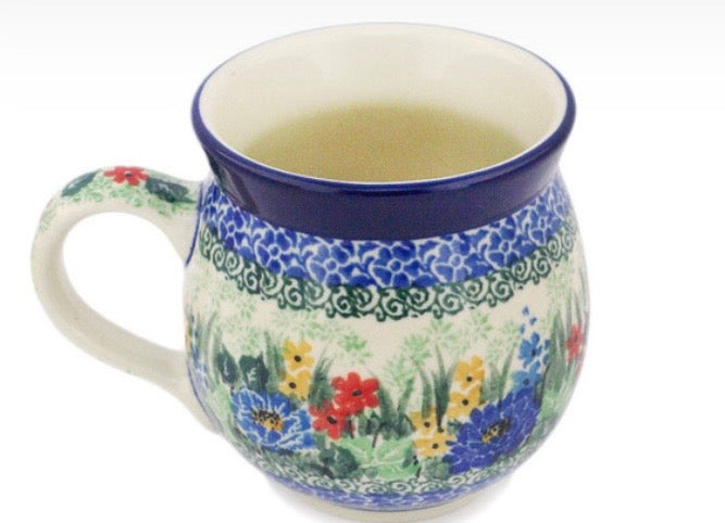 Ceramika Artystyczna, U4037, Delightful Garden House,  Medium Bubble Mug