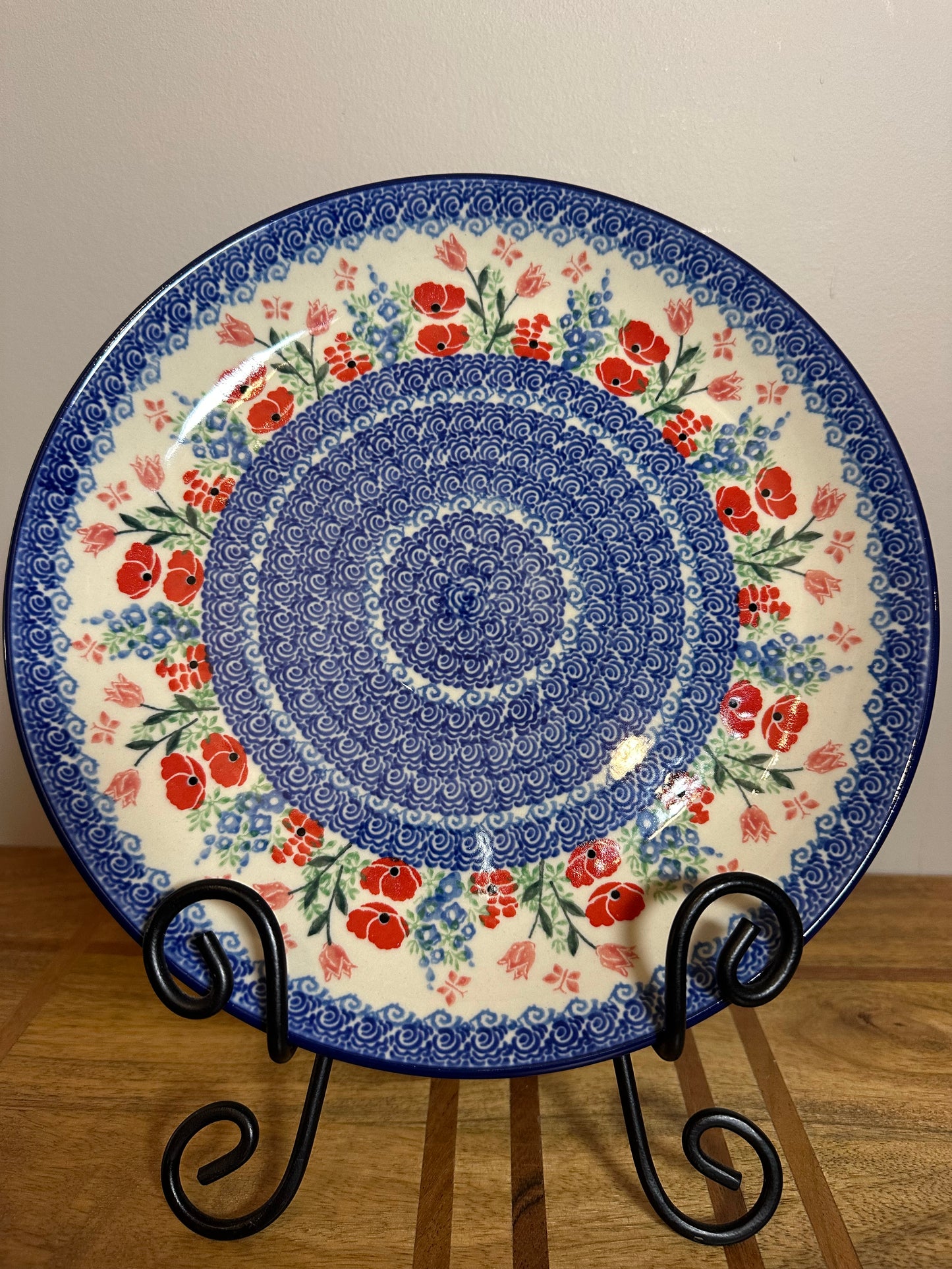 Ceramika Artystyczna, Dreaming Poppies, Dinner Plate
