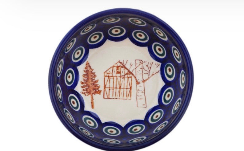 Bona, Blue Eyes Village, Bowl.  4"