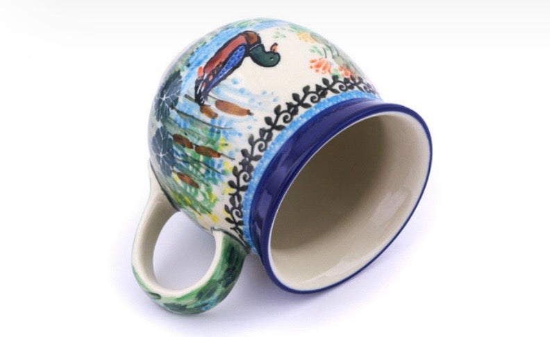 Ceramika Artystyczna, Mallard Meadow, Large Bubble Mug