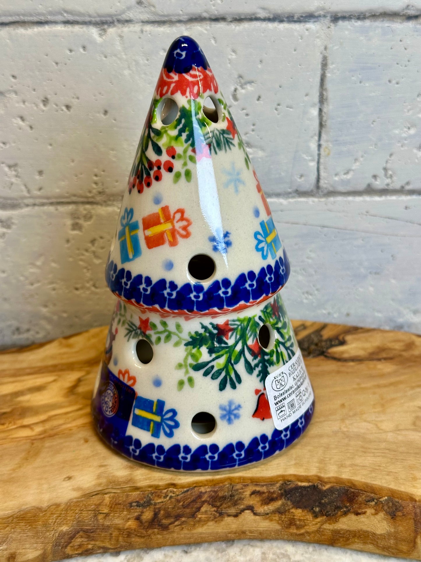 Kalich, Dashing Through with Santa, Luminary Tree 5.5"