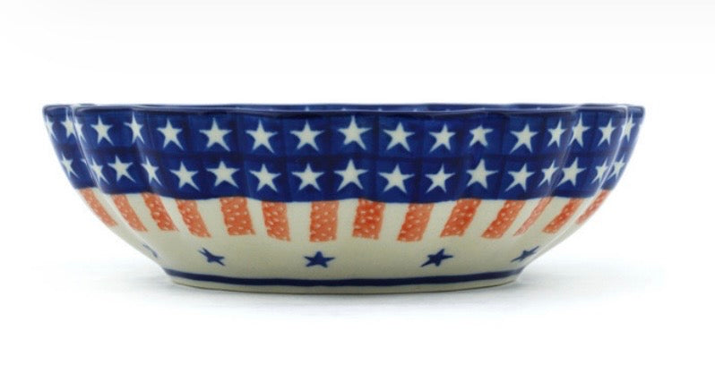 Ceramika Artystyczna, Classic Americana, 6" Fluted Bowl