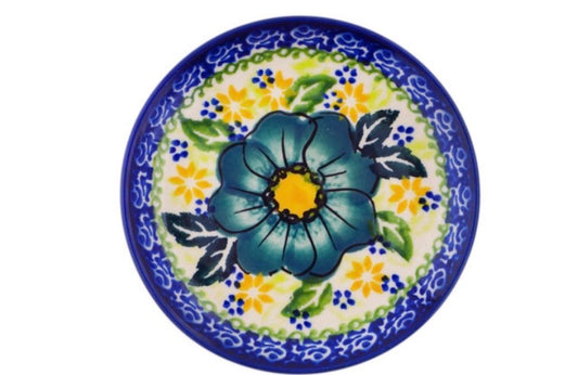 Bona, Cadet Blue Flowers, CoasterMini Plate