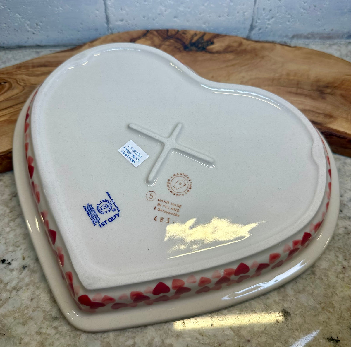 Manufaktura, Happy Hearts, Heart Plate