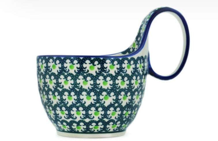 Ceramika Artystyczna, Green Crown, Loop Mug/Bowl
