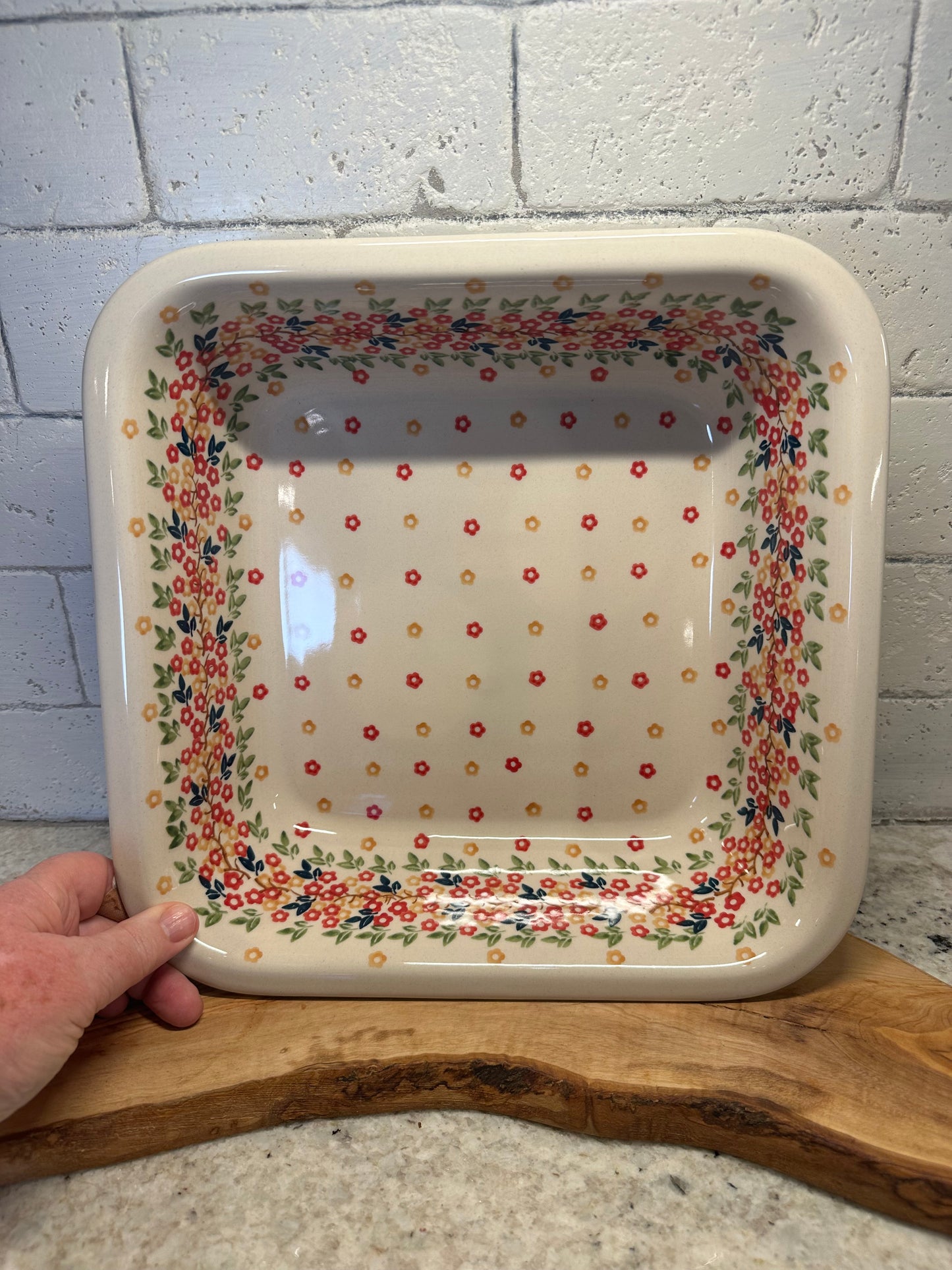 Manufaktura, Paprika, Large Square Deep Baker