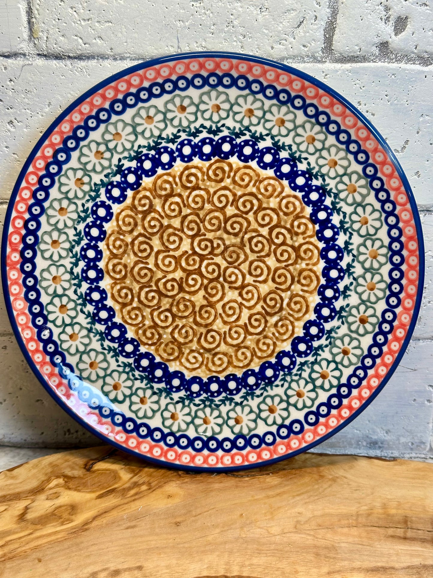 Manufaktura, Pumpkin Spice, Luncheon Plate 8.7"