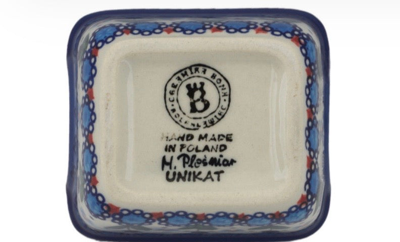 Ceramika Bona, Savannah/Blue Tulip Sugar Packet Holder