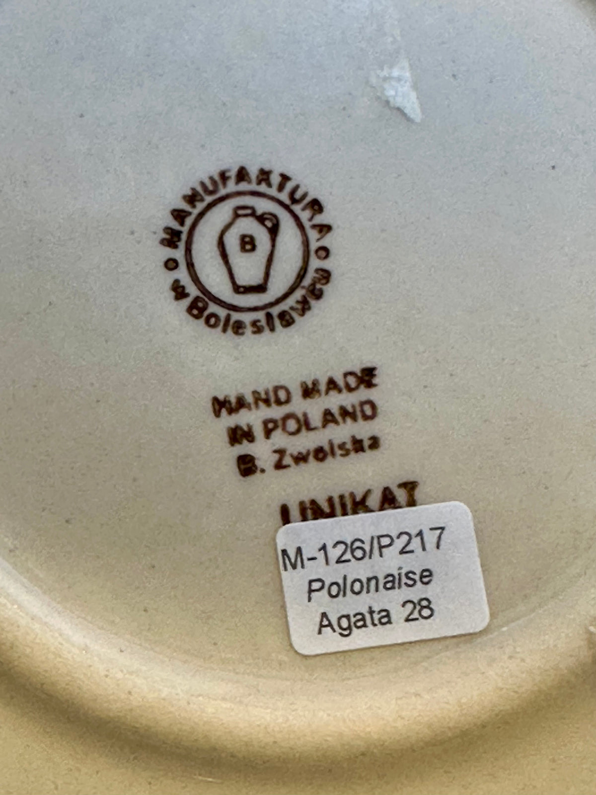Manufaktura, Polonaise, Agata Scalloped Large Bowl 11"