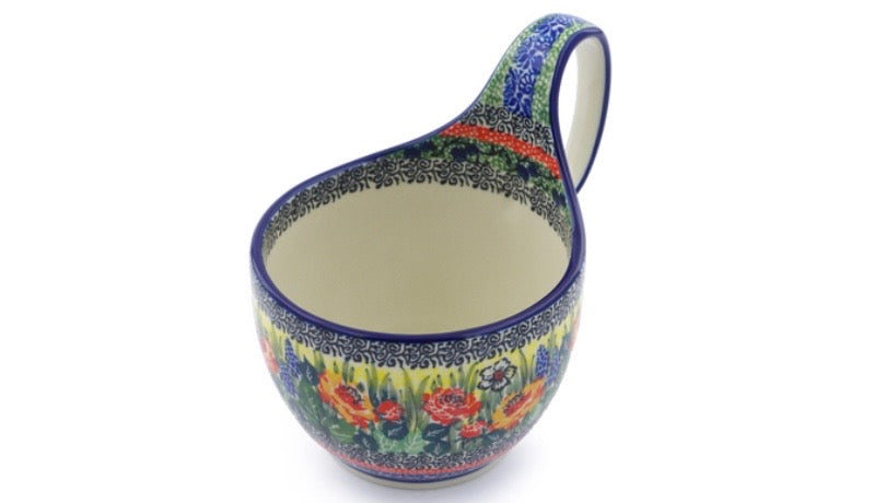 Ceramika Artystyczna, Unikat U4616, Splendid Morning Glow, Loop Mug