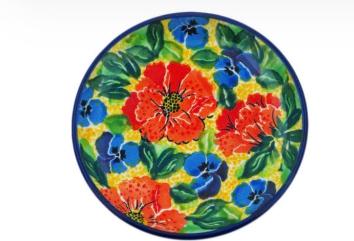 Ceramika Artystyczna, U4704, Flowers Collected On A Sunny Day, Coaster/Mini Plate