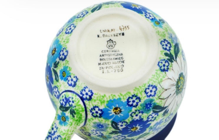 Ceramika Artystyczna, U4755 Daisy Valley, Large Bubble Mug