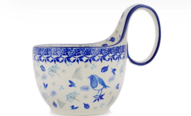 Ceramika Artystyczna, Patient Bluebird, Loop Mug/Bowl