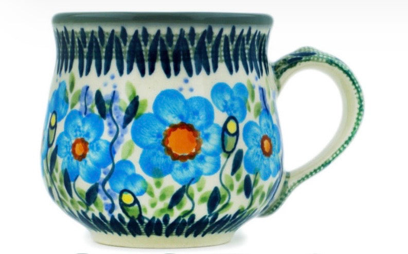 Manufaktura, Signature Unikat, Bright Blue Happiness, Bubble Mug 8 oz