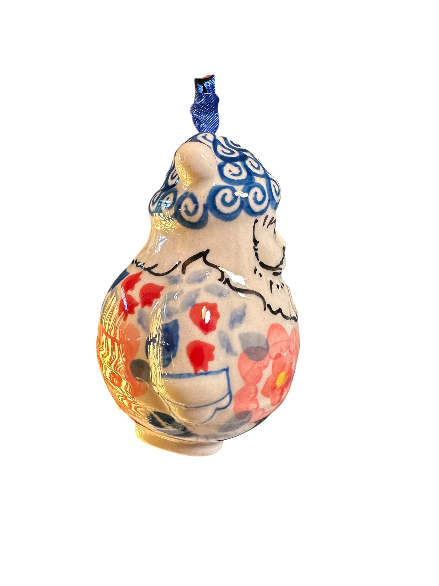 Manufaktura, Calico, Santa Ornament