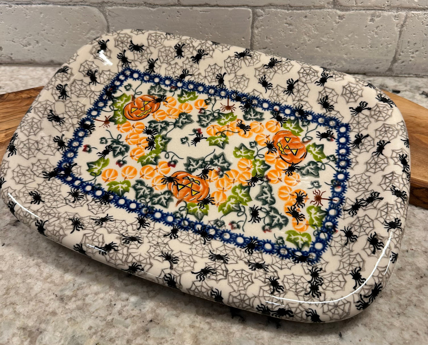 Vena, Trick Or Treat Medium Rectangular Serving Platter