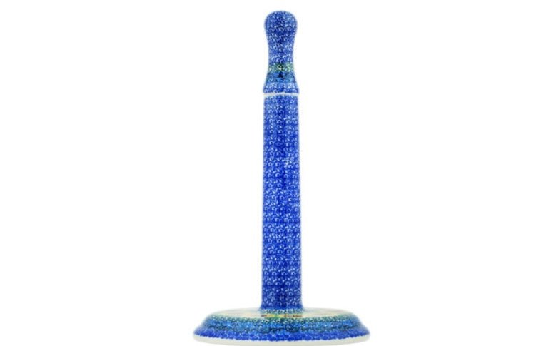 Ceramika Artystyczna Polish Pottery, Unikat Summer Sunnies, Paper Towel Holder