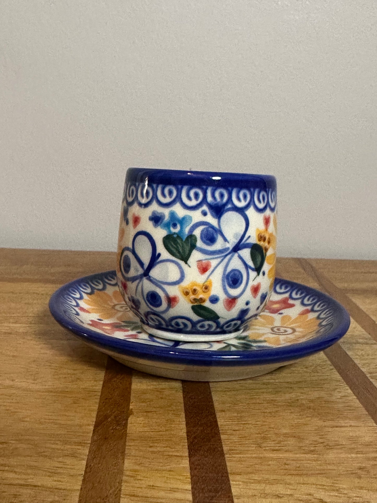 Vena, Butterfly Espresso Cup & Saucer