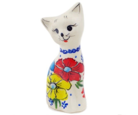 Bona, Unikat Three Country, Cat Figurine 4"