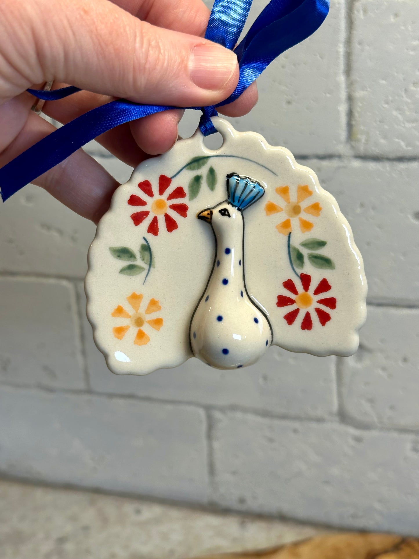 Manufaktura, Pinwheels, Peacock Ornament