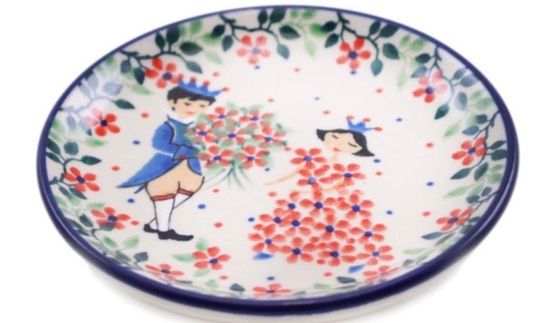 Ceramika Artystyczna, U4866 A Flower Fairytale, Coaster/Mini Plate