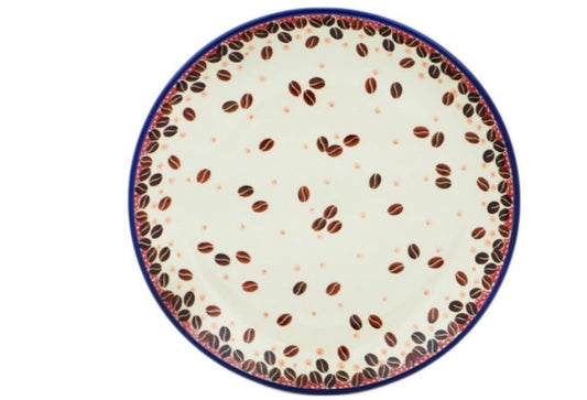 Ceramika Artystyczna, Coffee Bean, Dessert/Luncheon Plate 8"