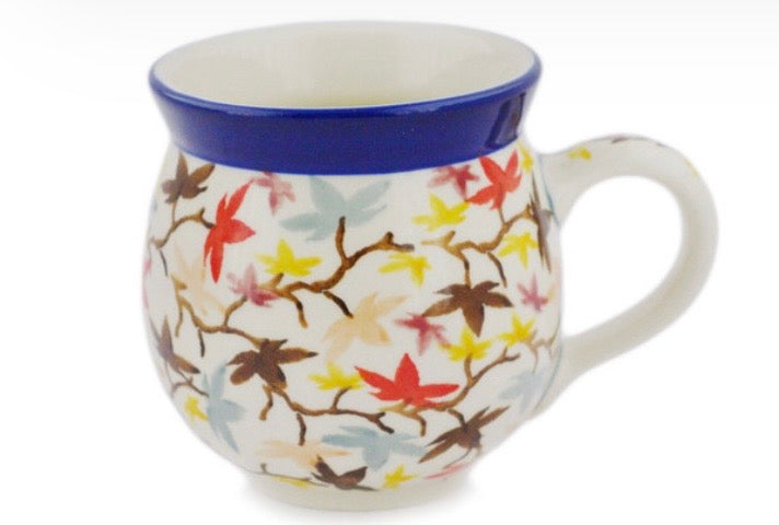 Ceramika Artystyczna, Unikat U5121, Autumn Tree, Bubble Mug 12 oz.