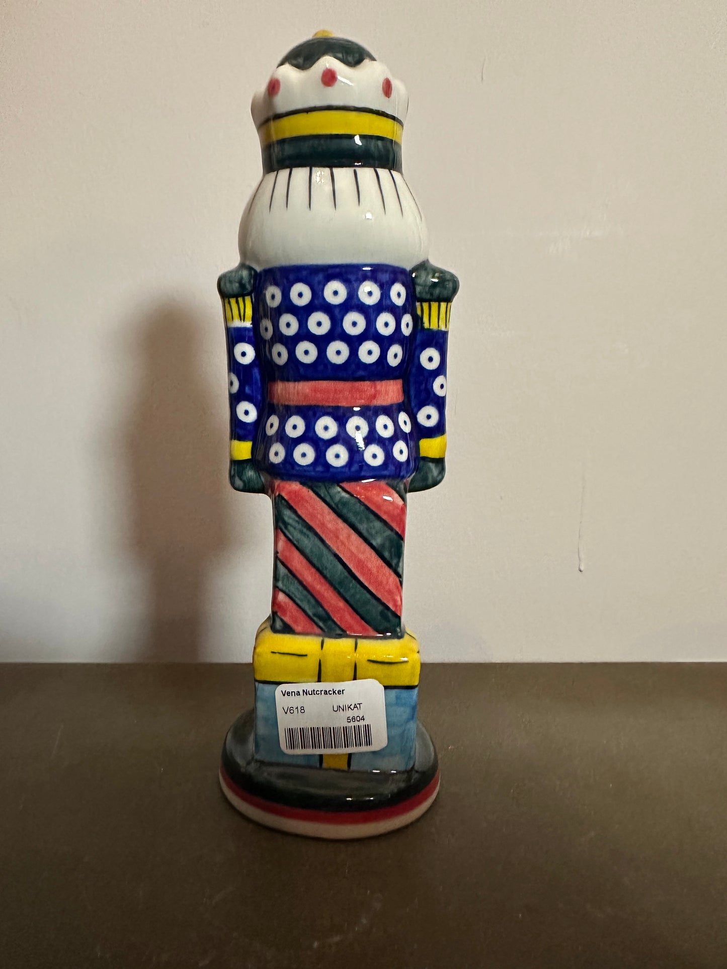 Vena Colorful Owl Eye, Large Nutcracker Figurine