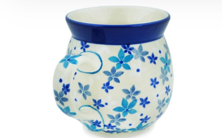 Ceramika Artystyczna, Blooms In The Frost,  Large Bubble Mug