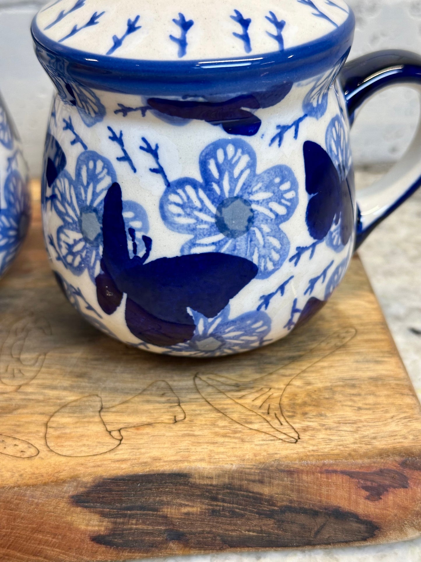 Manufaktura, Blue Butterfly, Salt & Pepper Set