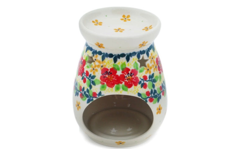 Ceramika Artystyczna Polish Pottery, Aloha, Aroma Oil Burner Lamp