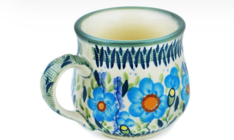 Manufaktura, Signature Unikat, Bright Blue Happiness, Bubble Mug 8 oz