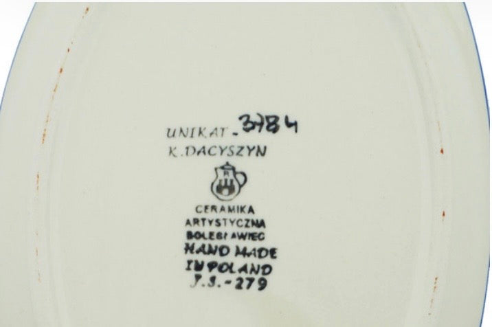 Ceramika Artystyczna, Unikat U3784, Lady Bug Meadow, Saucer
