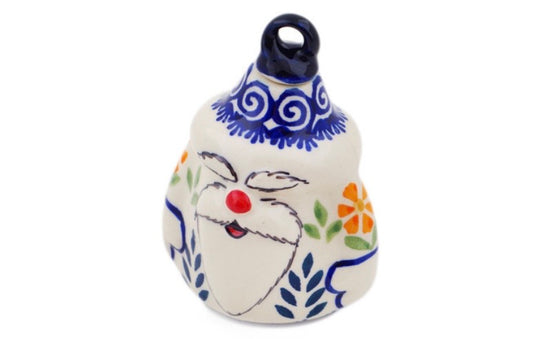 Manufaktura, Wave Of Flowers, Santa Ornament Christmas Ball 4"
