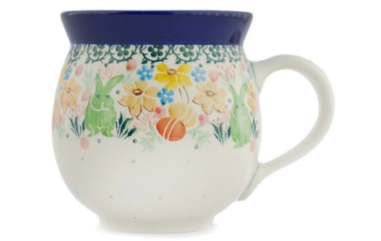 Ceramika Artystyczna, U5199 Easter Festivity, Medium Bubble Mug 12 oz