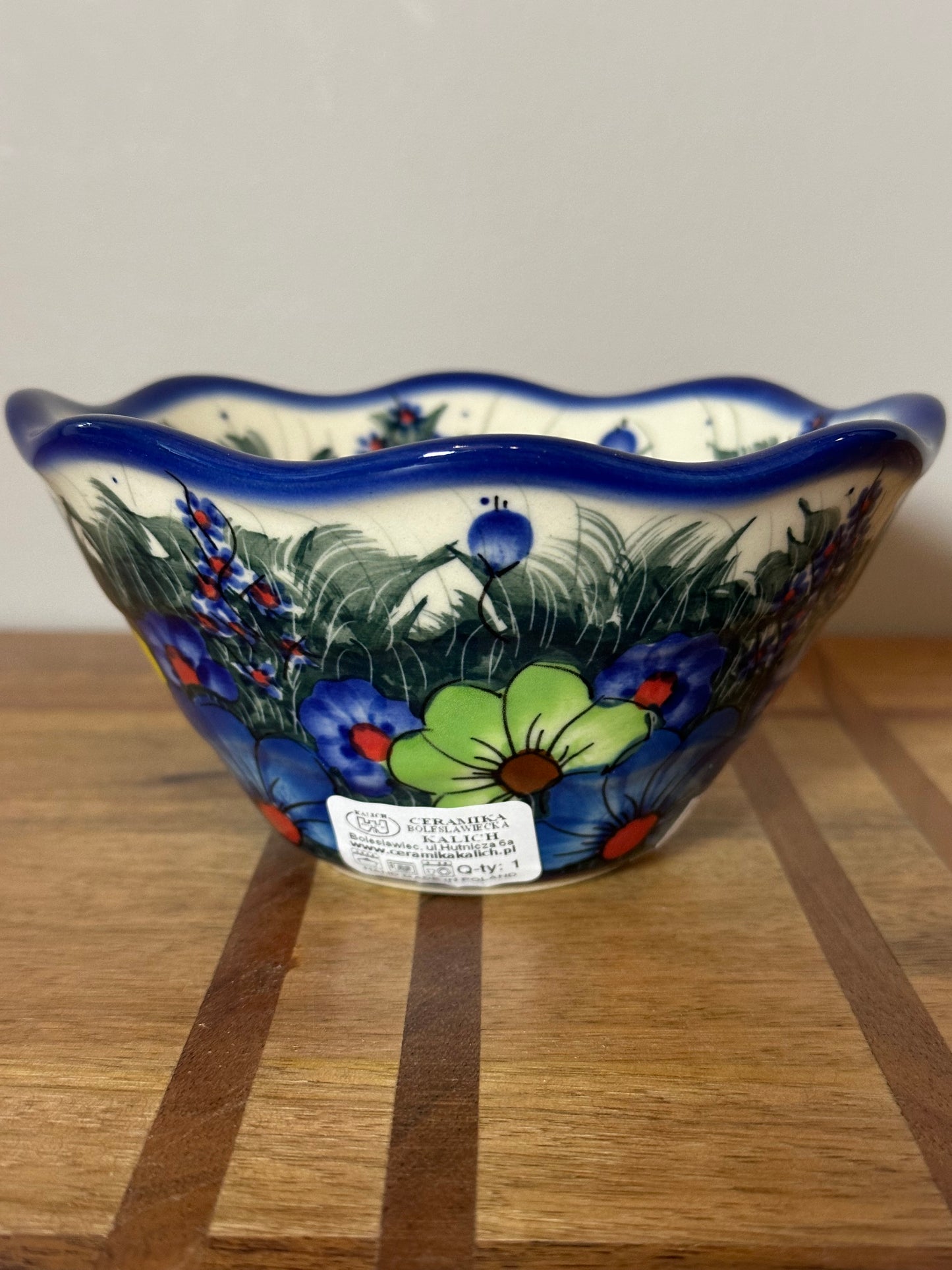 Kalich, Art Level 2, Multicolor Flower, Ruffled, Deep Viki Bowl