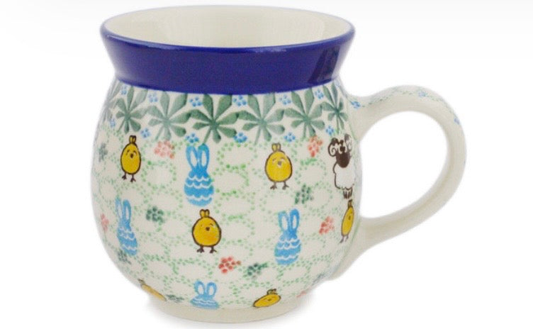Ceramika Artystyczna U5194, Spring Celebration, Medium Bubble Mug