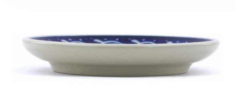 Ceramika Artystyczna, Blue Rope Vine, Coaster/Mini Plate