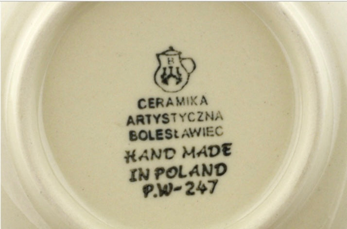 Ceramika Artystyczna Polish Pottery, Little Flowers, Mini Plate/Coaster