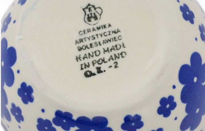 Ceramika Artystyczna, Cobalt Meadow, Loop Mug/Bowl