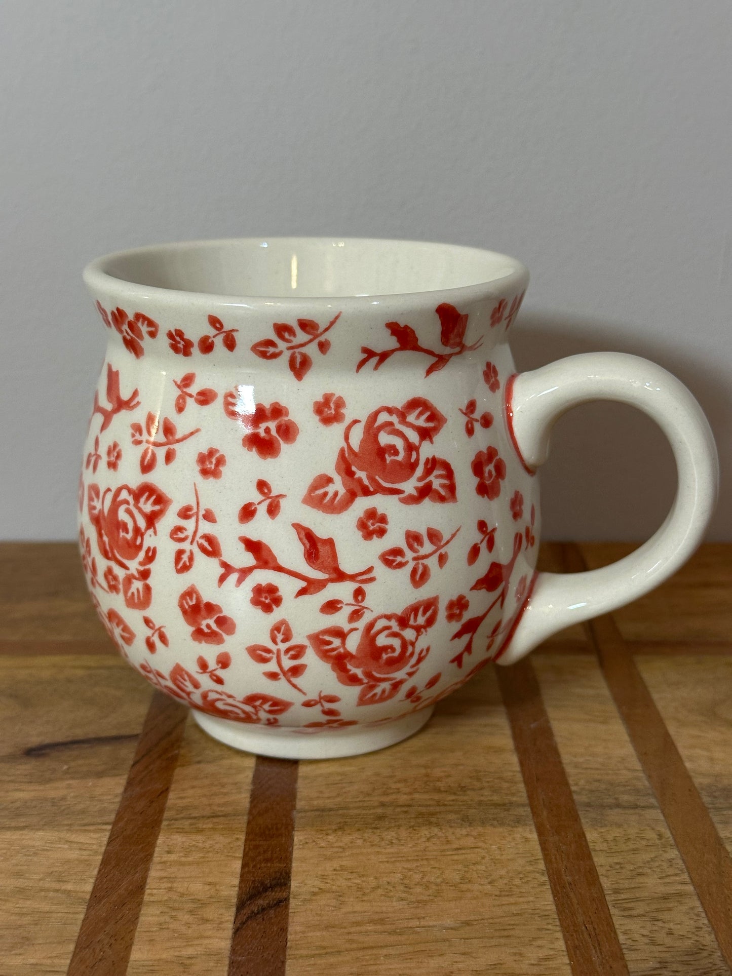 Manufaktura, Roses Are Red, Large Bubble Mug