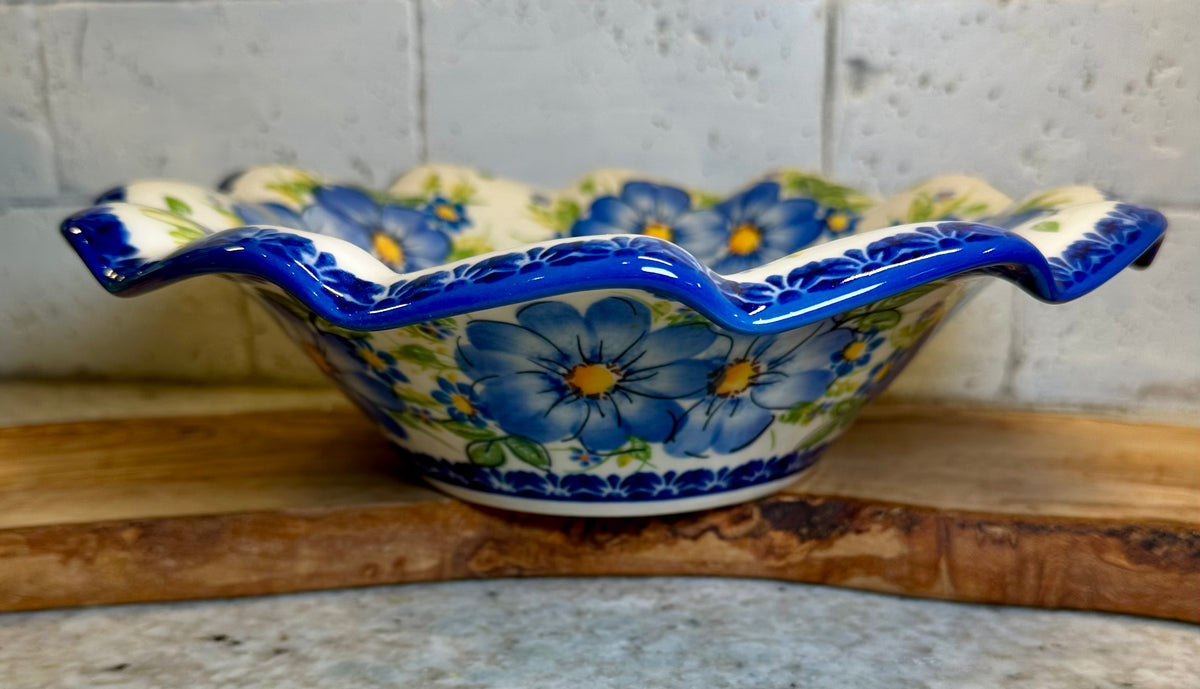 Kalich, Brand New Shape!, A1, Blue Magnolia, Wave Bowl