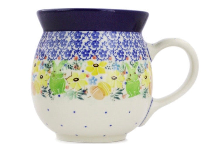 Ceramika Artystyczna,U5200 Bright Easter, Large Bubble Mug