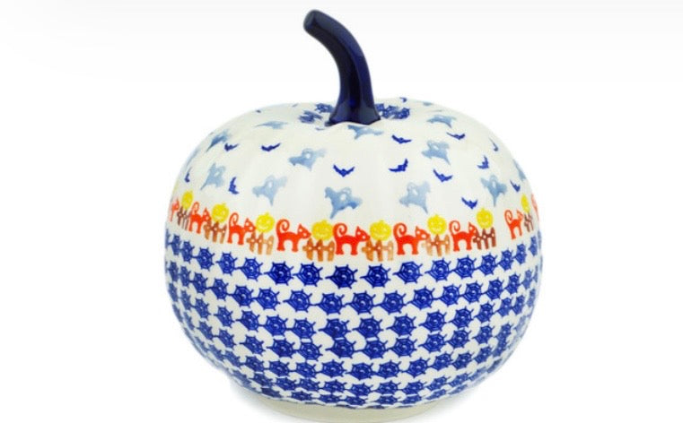 Manufaktura, Spooky Halloween, Jack O Lantern Pumpkin 9"