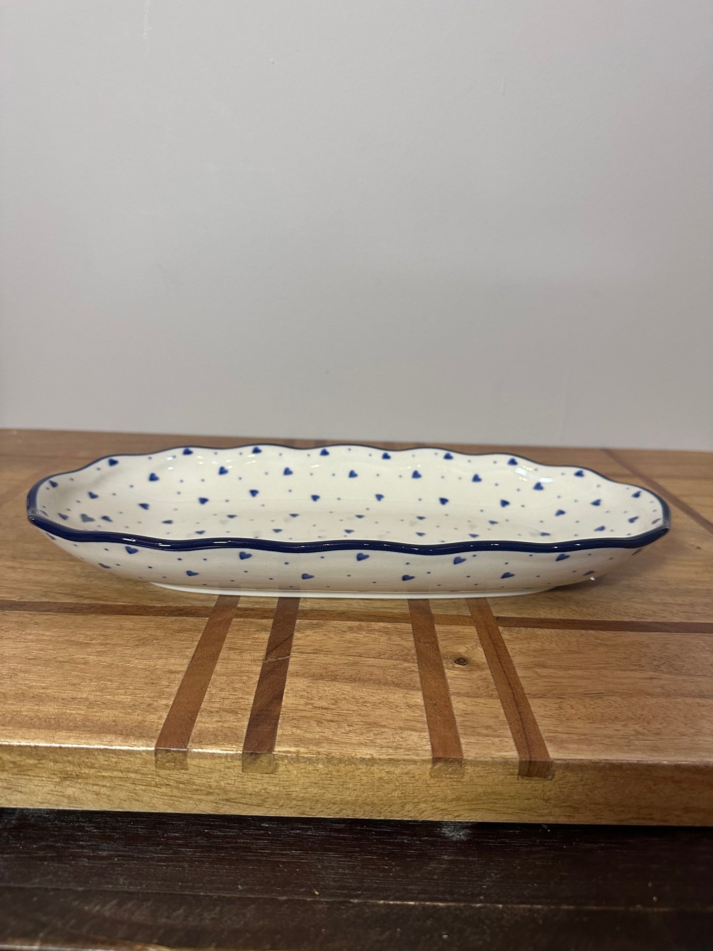 Ceramika Artystyczna, Heart To Heart, Scalloped Tray