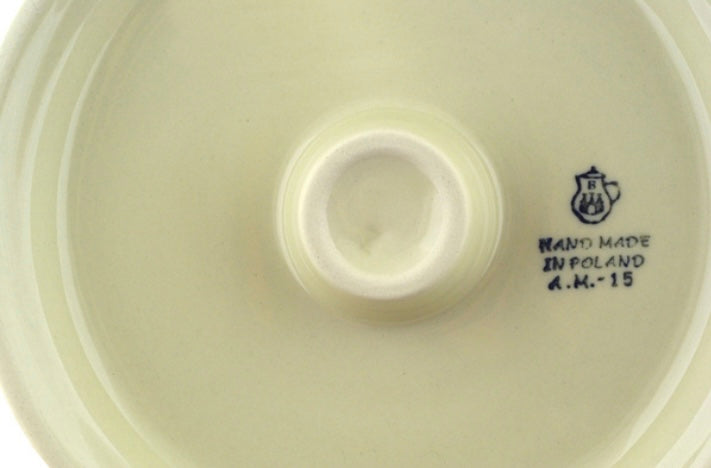 Ceramika Artystyczna Polish Pottery, Scarlet Pimpernel Flower, Paper Towel Stand