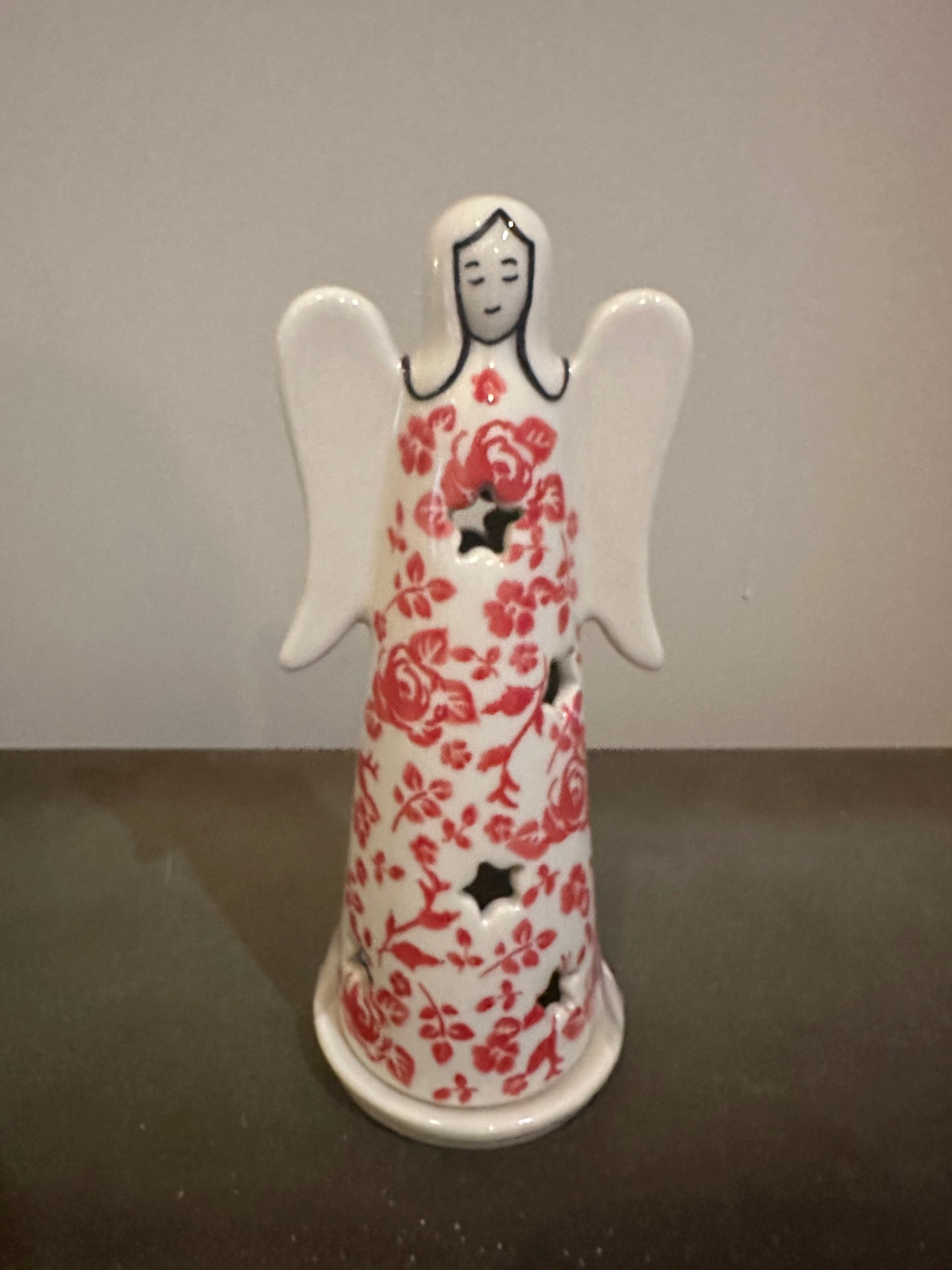 Manufaktura Roses Are Red Large Angel Luminary