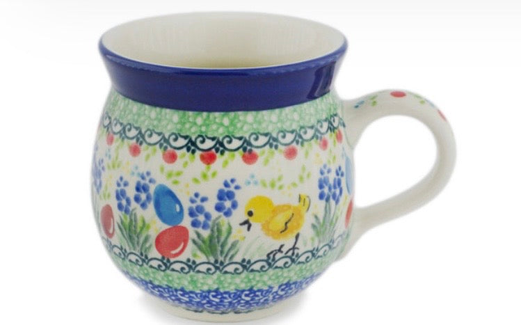 Ceramika Artystyczna, U5205 Little Gold Chick, Large Mug 16 oz.